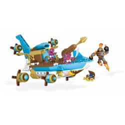 MEGA BLOKS 95301 non  TÀU MÁY BAY CỦA SHARPFIN bộ đồ chơi xếp lắp ráp ghép mô hình Skylanders SHARPFIN'S JET BOAT 300 khối