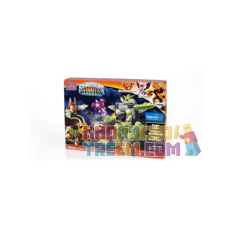 MEGA BLOKS 95422 non  SWORM. bộ đồ chơi xếp lắp ráp ghép mô hình Skylanders SWARM MECH INVASION 196 khối