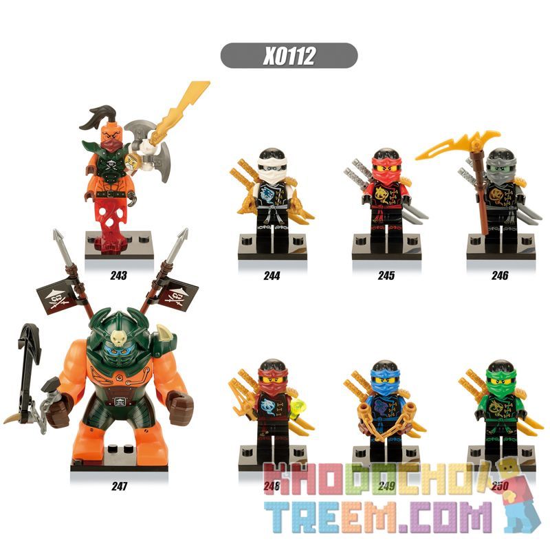 XINH 243 244 245 246 247 248 249 250 X0112 0112 non  HÀNG TRĂM NGƯỜI 8 PHANTOM NINJA bộ đồ chơi xếp lắp ráp ghép mô hình The  Ninjago Movie NINJA GO Ninja Lốc Xoáy