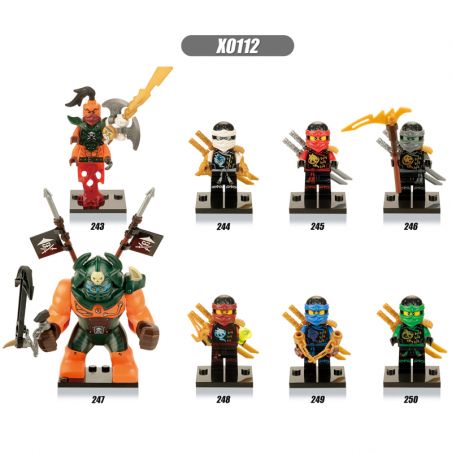 XINH 243 244 245 246 247 248 249 250 X0112 0112 non  HÀNG TRĂM NGƯỜI 8 PHANTOM NINJA bộ đồ chơi xếp lắp ráp ghép mô hình The  Ninjago Movie NINJA GO Ninja Lốc Xoáy