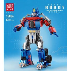 MouldKing 15036 Mould King 15036 non  ROBOT OPTIMUS. bộ đồ chơi xếp lắp ráp ghép mô hình MK PRIME ROBOT 678 khối