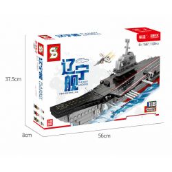 SHENG YUAN SY 1567 non  TÀU LIÊU NINH 1 THAY ĐỔI 8 bộ đồ chơi xếp lắp ráp ghép mô hình Military Army PLA. NAVY LIAONING Quân Sự Bộ Đội 1120 khối