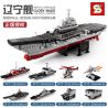 SHENG YUAN SY 1567 non  TÀU LIÊU NINH 1 THAY ĐỔI 8 bộ đồ chơi xếp lắp ráp ghép mô hình Military Army PLA. NAVY LIAONING Quân Sự Bộ Đội 1120 khối