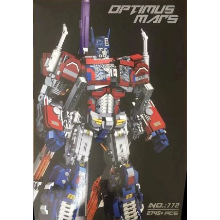 66 772 non  OPTIMUS. bộ đồ chơi xếp lắp ráp ghép mô hình Movie & Game OPTIMUS MARS Phim Và Trò Chơi 2745 khối