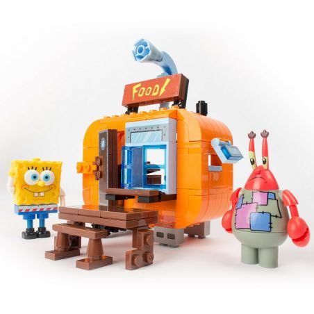 CHAOSHENG SP-030222 030222 SP030222 non  CRAB FORT BASE. bộ đồ chơi xếp lắp ráp ghép mô hình Spongebob Squarepants SPONGE BOB SQUARE PANTS Chú Bọt Biển Tinh Nghịch