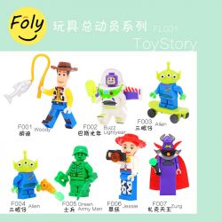 FOLY FL001 F001 F002 F003 F004 F005 F006 F007 non  SÊ-RI HUY ĐỘNG ĐỒ CHƠI bộ đồ chơi xếp lắp ráp ghép mô hình Movie & Game TOY STORY Phim Và Trò Chơi