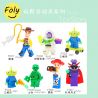 FOLY FL001 F001 F002 F003 F004 F005 F006 F007 non  SÊ-RI HUY ĐỘNG ĐỒ CHƠI bộ đồ chơi xếp lắp ráp ghép mô hình Movie & Game TOY STORY Phim Và Trò Chơi