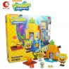 CHAOSHENG SP-S002 S002 SPS002 non  NHÀ DỨA MINI bộ đồ chơi xếp lắp ráp ghép mô hình Spongebob Squarepants SPONGE BOB SQUARE PANTS Chú Bọt Biển Tinh Nghịch