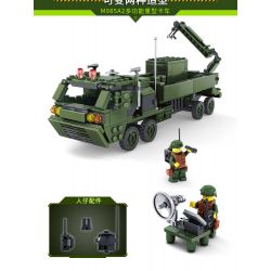 Kazi KY84038 84038 non  30N6E2 HƯỚNG DẪN VIÊN CHIẾU SÁNG XE RADAR TẢI HẠNG NẶNG ĐA CHỨC NĂNG M985A2 bộ đồ chơi xếp lắp ráp ghép mô hình Field Army FIELD ARMY MISSILE LAUNCH VEHICLE Chiến Trường 534 khối