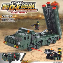 Kazi KY84037 84037 non  XE PHÓNG TÊN LỬA 5P85D THIẾT BỊ KHỞI CHẠY MEADS bộ đồ chơi xếp lắp ráp ghép mô hình Field Army FIELD ARMY MISSILE LAUNCH VEHICLE Chiến Trường 536 khối