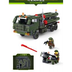 Kazi KY84037 84037 non  XE PHÓNG TÊN LỬA 5P85D THIẾT BỊ KHỞI CHẠY MEADS bộ đồ chơi xếp lắp ráp ghép mô hình Field Army FIELD ARMY MISSILE LAUNCH VEHICLE Chiến Trường 536 khối