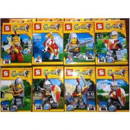 SHENG YUAN SY SY166 non  CASTLE SERIES. bộ đồ chơi xếp lắp ráp ghép mô hình Medieval Castle Chiến Tranh Trung Cổ