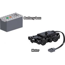 ZHEGAO QL0310 0310 non  TÀU CAO TỐC HÀI HÒA bộ đồ chơi xếp lắp ráp ghép mô hình Trains RAIL TRANSIT Tàu Hỏa 941 khối