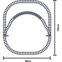 ZHEGAO QL0310 0310 non  TÀU CAO TỐC HÀI HÒA bộ đồ chơi xếp lắp ráp ghép mô hình Trains RAIL TRANSIT Tàu Hỏa 941 khối