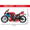 SEMBO 701808 non  HONDA CBR. bộ đồ chơi xếp lắp ráp ghép mô hình  HONDA CBR MOTORCYCLE Kỹ Thuật Công Nghệ Cao Mô Hình Phương Tiện 857 khối