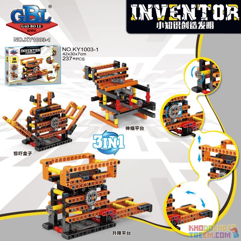 GBL KY1003-1 1003-1 KY1003-2 1003-2 KY1003-3 1003-3 KY1003-4 1003-4 non  NẮM BẮT NỀN TẢNG NÂNG MÁY BÚP BÊ CÂN BẰNG CẦU GẤP bộ đồ chơi xếp lắp ráp ghép mô hình Mindstorms INVENTOR Lập Trình Khoa Học 797 khối