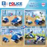 ZHEGAO QL0259 0259 non  CẢNH SÁT HUY ĐỘNG 10IN1. bộ đồ chơi xếp lắp ráp ghép mô hình Police
