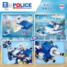 ZHEGAO QL0259 0259 non  CẢNH SÁT HUY ĐỘNG 10IN1. bộ đồ chơi xếp lắp ráp ghép mô hình Police