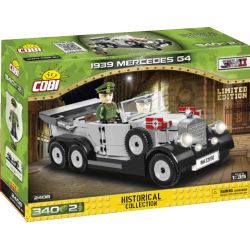 COBI CHARACTER BUILDING COBI-2408 2408 COBI2408 COBI-2409 2409 COBI2409 non  1939 MERCEDES G4. bộ đồ chơi xếp lắp ráp ghép mô hình Military Army Quân Sự Bộ Đội 272 khối