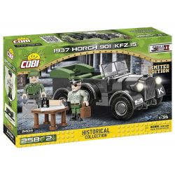 COBI CHARACTER BUILDING COBI-2404 2404 COBI2404 COBI-2405 2405 COBI2405 non  1937 HOYCH 901 KFZ. 15 ĐỨC TRUYỀN THÔNG RADIO HOHSHI bộ đồ chơi xếp lắp ráp ghép mô hình Military Army 1937 HORCH 901 (KFZ.15) Quân Sự Bộ Đội 185 khối