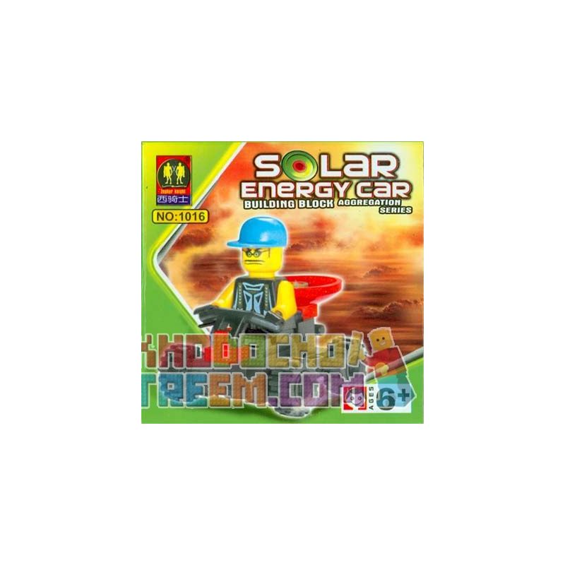 ZEPHYR KNIGHT 1016 non  XE NĂNG LƯỢNG MẶT TRỜI bộ đồ chơi xếp lắp ráp ghép mô hình City SOLAR ENERGY CAR Thành Phố