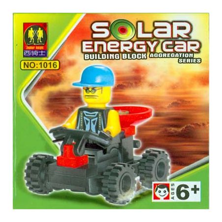 ZEPHYR KNIGHT 1016 non  XE NĂNG LƯỢNG MẶT TRỜI bộ đồ chơi xếp lắp ráp ghép mô hình City SOLAR ENERGY CAR Thành Phố
