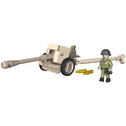 COBI CHARACTER BUILDING COBI-2252 2252 COBI2252 non  SÚNG CHỐNG BỂ PAK 40 tỷ lệ 1:35 bộ đồ chơi xếp lắp ráp ghép mô hình Military Army PAK 40 ANTI-TANK GUN Quân Sự Bộ Đội 85 khối