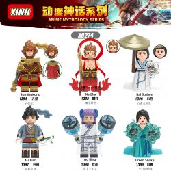 XINH X0274 0274 1394 non  LOẠT PHIM HUYỀN THOẠI ANIME. bộ đồ chơi xếp lắp ráp ghép mô hình Collectable Minifigures ANIME MYTHOLIGY SERIES Búp Bê Sưu Tầm