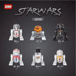 XINH 525 526 527 528 529 530 X0149 0149 non  ROBOT HÀNG KHÔNG VŨ TRỤ bộ đồ chơi xếp lắp ráp ghép mô hình Collectable Minifigures STAR WARS Búp Bê Sưu Tầm