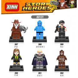 XINH X0131 0131 387 388 389 390 391 392 non  WARDER. bộ đồ chơi xếp lắp ráp ghép mô hình Collectable Minifigures STORM HEROES Búp Bê Sưu Tầm