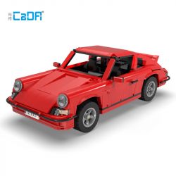 DOUBLEE CADA C61045 61045 non  XE THỂ THAO RETRO PORSCHE 911 12 5 tỷ lệ 1:12.5 bộ đồ chơi xếp lắp ráp ghép mô hình Creator Expert Chuyên Gia Sáng Tạo 1429 khối