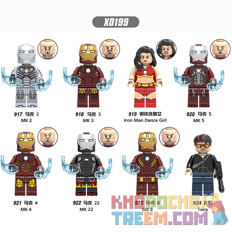 XINH X0199 0199 917 918 919 920 921 922 923 924 non  HÀNG TRĂM NGƯỜI 8 SẮT bộ đồ chơi xếp lắp ráp ghép mô hình Marvel Super Heroes STORM HEROES Siêu Anh Hùng Marvel