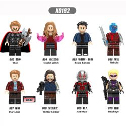 XINH 863 864 865 866 867 868 869 870 X0192 0192 non  HÀNG TRĂM NGƯỜI 8 SIÊU ANH HÙNG bộ đồ chơi xếp lắp ráp ghép mô hình Marvel Super Heroes STORM HEROES Siêu Anh Hùng Marvel