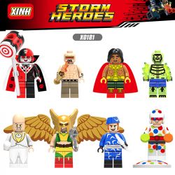 XINH 775 776 777 778 780 781 782 779 X0181 0181 non  HÀNG TRĂM NGƯỜI 8 SIÊU ANH HÙNG bộ đồ chơi xếp lắp ráp ghép mô hình Dc Comics Super Heroes STORM HEROES Siêu Anh Hùng Dc