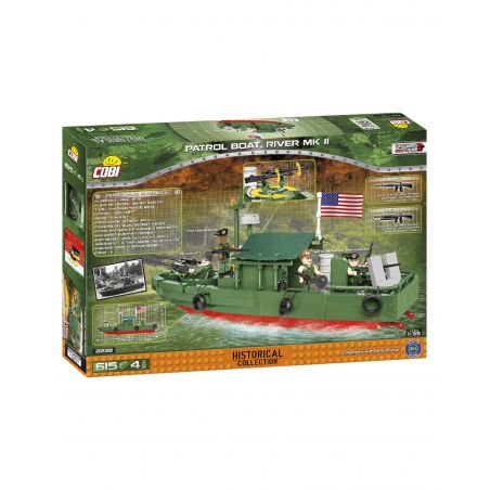 COBI CHARACTER BUILDING COBI-2238 2238 COBI2238 non  THUYỀN TUẦN TRA BÊN TRONG MKII bộ đồ chơi xếp lắp ráp ghép mô hình Marvel Super Heroes PATROLBOAT RIVER MKII Siêu Anh Hùng Marvel 615 khối