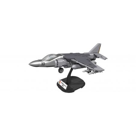 COBI CHARACTER BUILDING COBI-5809 5809 COBI5809 non  MÁY TẤN CÔNG AV-8B 鹞 II bộ đồ chơi xếp lắp ráp ghép mô hình Military Army AV-8B HARRIER II PLUS Quân Sự Bộ Đội 410 khối