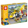 FORANGE FC3907 3907 non  MÁY VẬN CHUYỂN HÀNG HÓA bộ đồ chơi xếp lắp ráp ghép mô hình AIRPORT CARGO PLANE 358 khối