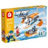 FORANGE FC3906 3906 non  MÁY BAY TÌM KIẾM VÀ CỨU HỘ NƯỚC bộ đồ chơi xếp lắp ráp ghép mô hình AIRPORT RESCUE PLANE 274 khối