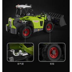 CADA C61051 61051 REBRICKABLE MOC-35607 35607 MOC35607 non  BỘ TẢI ĐIỀU KHIỂN TỪ XA ĐIỆN ĐẦY ĐỦ TÍNH NĂNG tỷ lệ 1:17 bộ đồ chơi xếp lắp ráp ghép mô hình  MULTI-FUNCTION LOADER Kỹ Thuật Công Nghệ Cao Mô Hình Phương Tiện 1408 khối