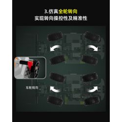 CADA C61051 61051 REBRICKABLE MOC-35607 35607 MOC35607 non  BỘ TẢI ĐIỀU KHIỂN TỪ XA ĐIỆN ĐẦY ĐỦ TÍNH NĂNG tỷ lệ 1:17 bộ đồ chơi xếp lắp ráp ghép mô hình  MULTI-FUNCTION LOADER Kỹ Thuật Công Nghệ Cao Mô Hình Phương Tiện 1408 khối