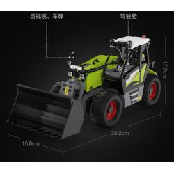 CADA C61051 61051 REBRICKABLE MOC-35607 35607 MOC35607 non  BỘ TẢI ĐIỀU KHIỂN TỪ XA ĐIỆN ĐẦY ĐỦ TÍNH NĂNG tỷ lệ 1:17 bộ đồ chơi xếp lắp ráp ghép mô hình  MULTI-FUNCTION LOADER Kỹ Thuật Công Nghệ Cao Mô Hình Phương Tiện 1408 khối