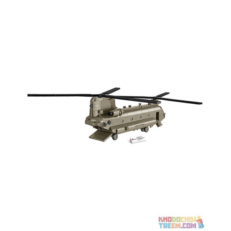 COBI CHARACTER BUILDING COBI-5807 5807 COBI5807 non  HỖ TRỢ CH-47 bộ đồ chơi xếp lắp ráp ghép mô hình Military Army CH-47 CHINOOK Quân Sự Bộ Đội 815 khối