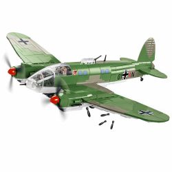 COBI CHARACTER BUILDING COBI-5717 5717 COBI5717 non  MÁY BAY NÉM BOM HE 111 P-2 bộ đồ chơi xếp lắp ráp ghép mô hình Military Army HEINKEL 111 P-2 Quân Sự Bộ Đội 675 khối