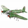 COBI CHARACTER BUILDING COBI-5717 5717 COBI5717 non  MÁY BAY NÉM BOM HE 111 P-2 bộ đồ chơi xếp lắp ráp ghép mô hình Military Army HEINKEL 111 P-2 Quân Sự Bộ Đội 675 khối