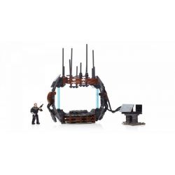 MEGA BLOKS CNH38 non  CỖ MÁY THỜI GIAN bộ đồ chơi xếp lắp ráp ghép mô hình Terminator TIME MACHINE Kẻ Hủy Diệt 185 khối