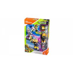 MEGA BLOKS DXY14 non  RAVTM X KÍCH THƯỚC CHIẾN ĐẤU bộ đồ chơi xếp lắp ráp ghép mô hình Teenage Mutant Ninja Turtles RAPH™ DIMENSION X BATTLE Ninja Rùa 81 khối