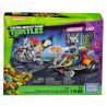MEGA BLOKS DPW80 non  RIO VÀ SCHLEIDE. bộ đồ chơi xếp lắp ráp ghép mô hình Teenage Mutant Ninja Turtles LEO SHREDDER SHOWDOWN Ninja Rùa 126 khối