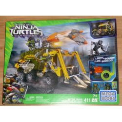 MEGA BLOKS DPF82 non  XE TẢI CHIẾN ĐẤU bộ đồ chơi xếp lắp ráp ghép mô hình Teenage Mutant Ninja Turtles BATTLE TRUCK Ninja Rùa 411 khối