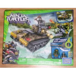 MEGA BLOKS DPF81 non  RỪNG NHIỆT ĐỚI bộ đồ chơi xếp lắp ráp ghép mô hình Teenage Mutant Ninja Turtles JUNGLE TAKEDOWN Ninja Rùa 273 khối