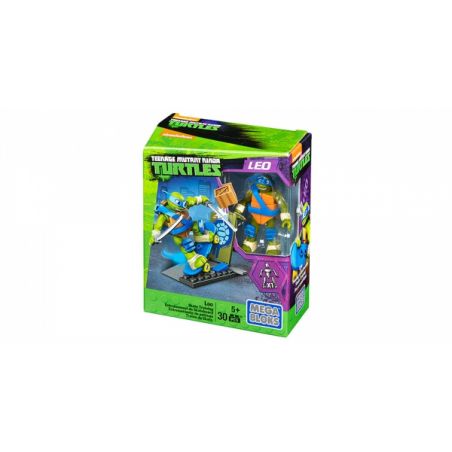 MEGA BLOKS DPF59 non  ĐÀO TẠO TRƯỢT VÁN RIO bộ đồ chơi xếp lắp ráp ghép mô hình Teenage Mutant Ninja Turtles LEO SKATE TRAINING Ninja Rùa 30 khối